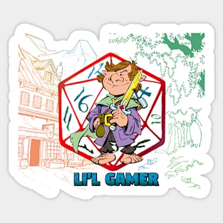 Li'l Game Boy with Background Sticker